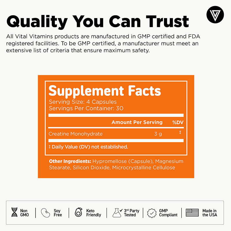 Creatine Monohydrate Capsules