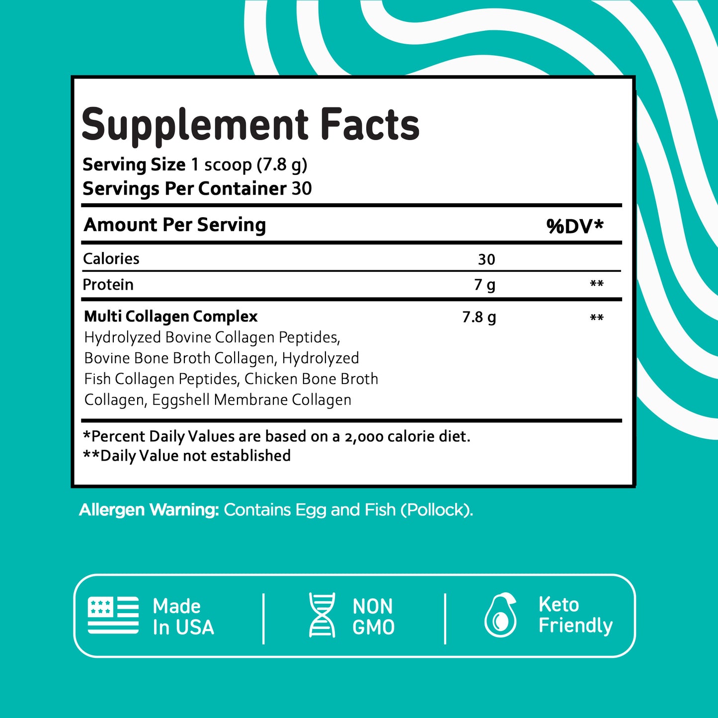 Multi Collagen Complex Peptides Powder