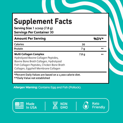 Multi Collagen Complex Peptides Powder