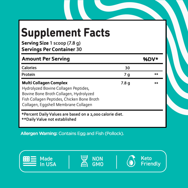 Multi Collagen Complex Peptides Powder