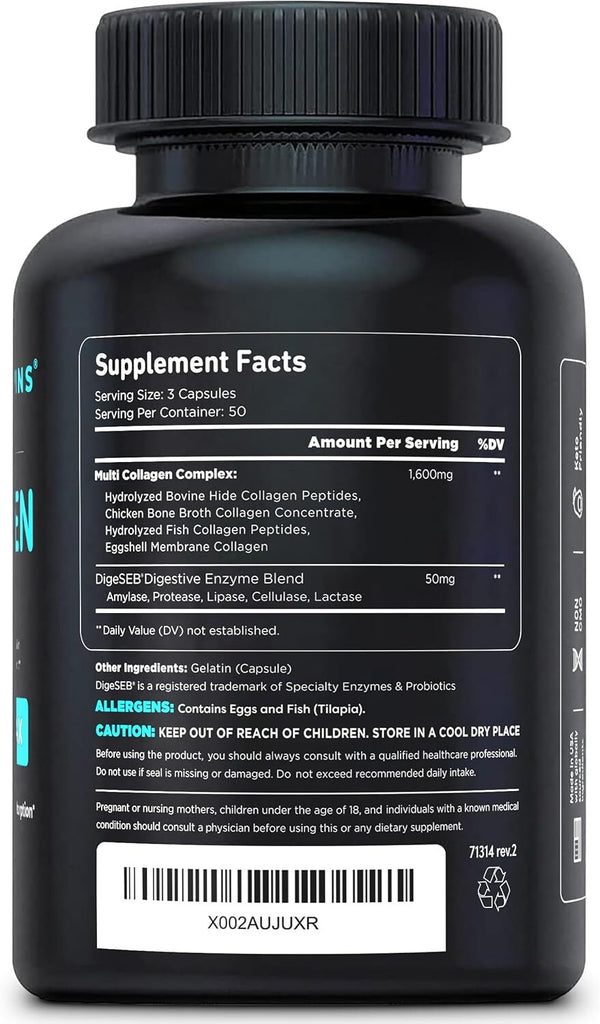 Multi Collagen Pills (Types I,II,III,V,X)