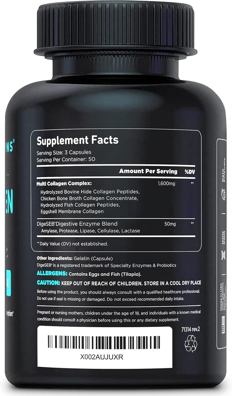 Multi Collagen Pills (Types I,II,III,V,X)