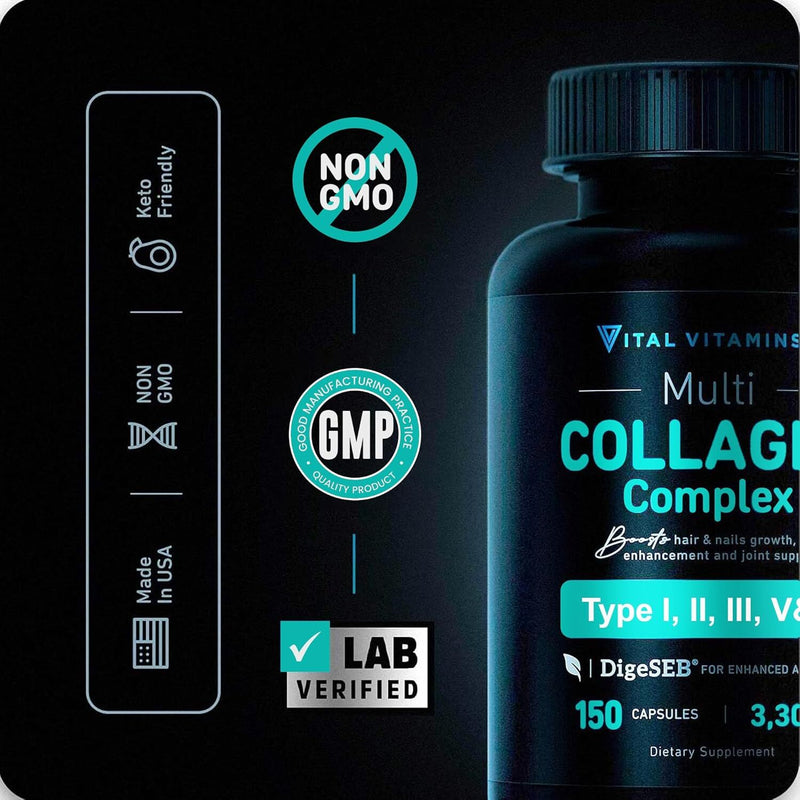 Multi Collagen Pills (Types I,II,III,V,X)