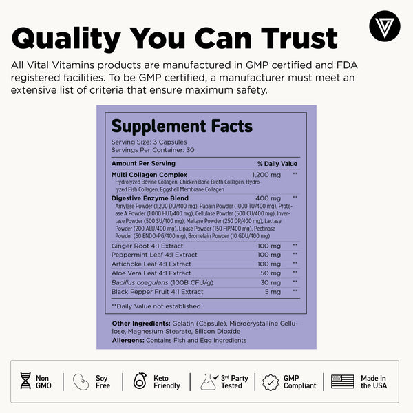 Multi-Collagen Complex Plus + Gut