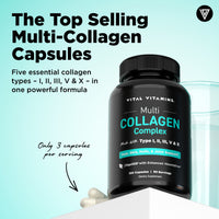 Multi Collagen Pills (Types I,II,III,V,X)