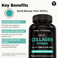 Multi Collagen Pills (Types I,II,III,V,X)