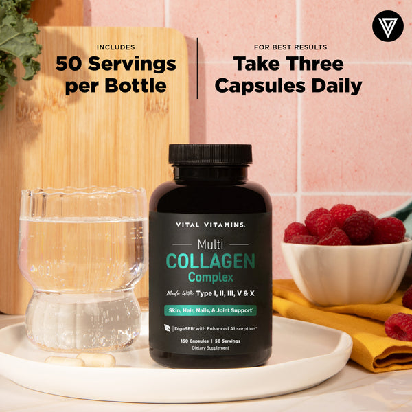 Multi Collagen Pills (Types I,II,III,V,X)