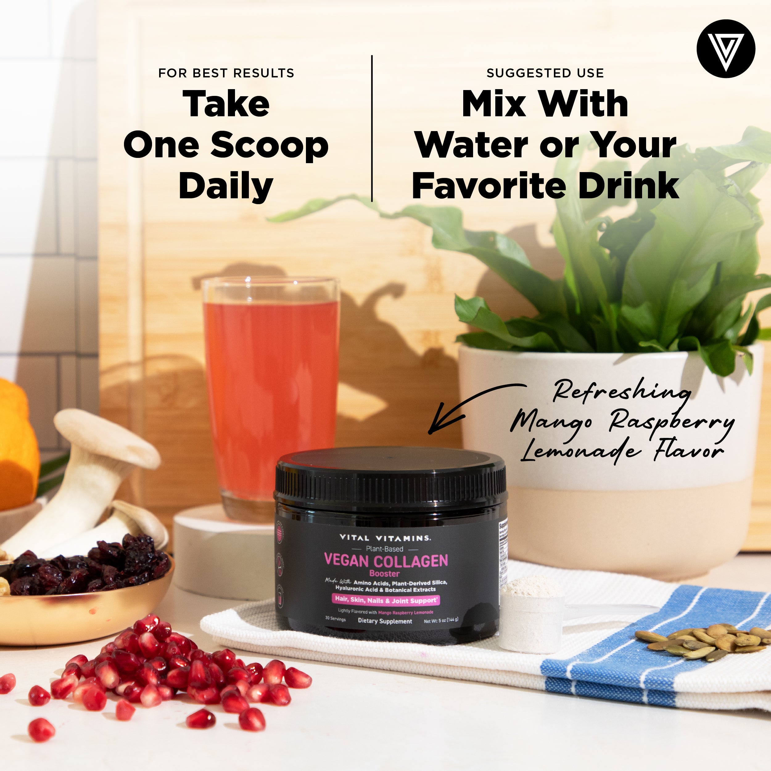 Vegan Collagen Booster Powder – Vital Vitamins