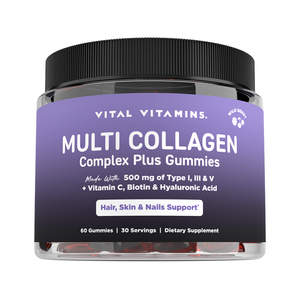 Multi Collagen Complex Plus Gummies – Vital Vitamins